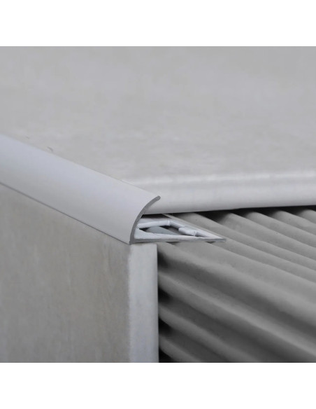 Guardacanto Arco Cromo Mate 10 mm X 2,5M (1383)